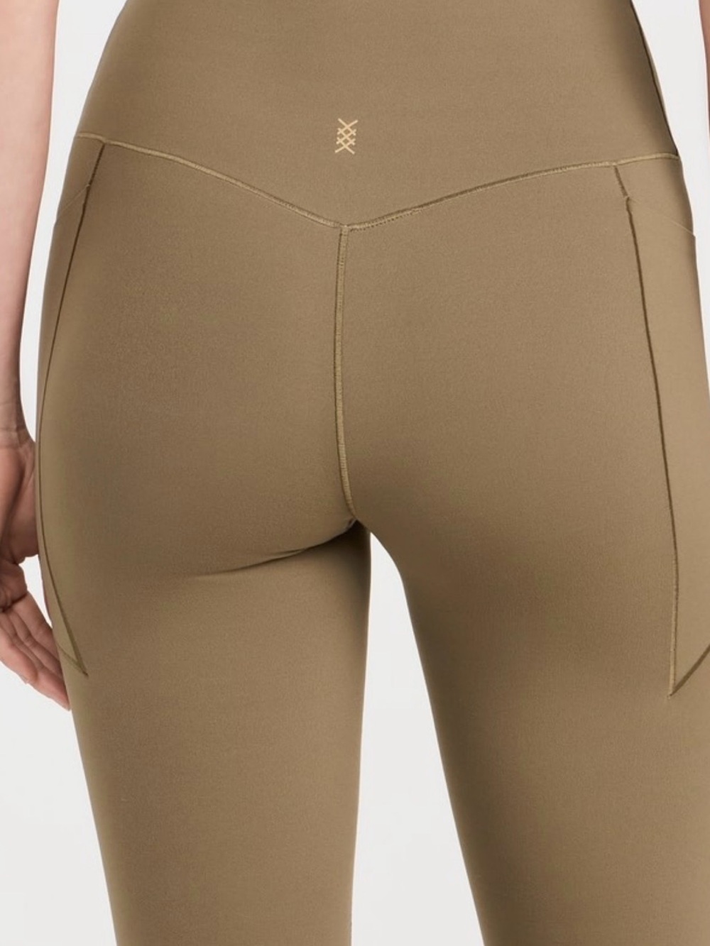 Rhône High-Waist Sculpting Leggings in Olive Taupe